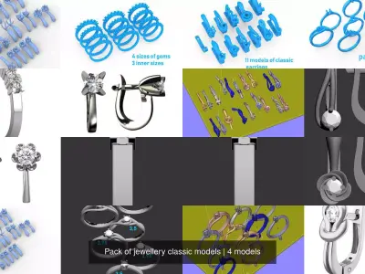 Pack of jewellery classic models