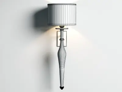 Maya Lightshade Lamp 3D model