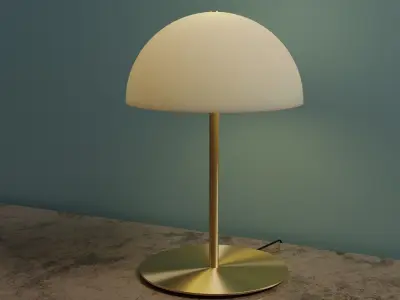 HANNA Pink Table Lamp Low-poly 3D model