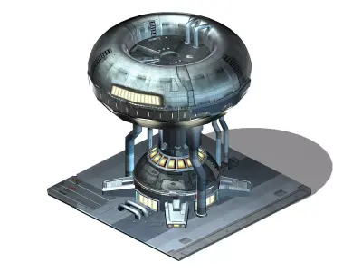 Machinery - Spacecraft - Functional Objects 04 3D model