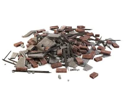 Rubble Large 3D model