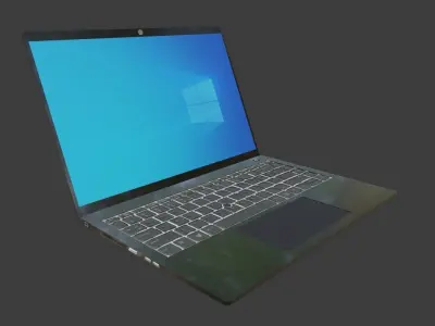 Laptop Low-poly 3D model
