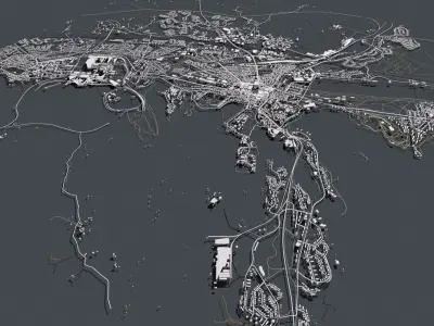 Cityscape Lappeenranta Swedish Villmanstrand  Finland 3D model