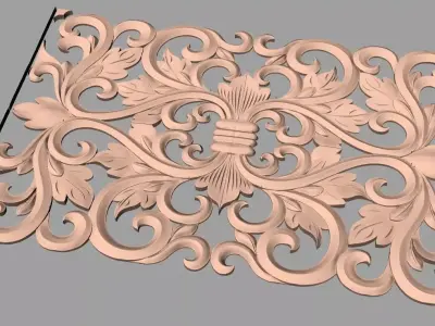 Artcam Aspire 3D relief models STL Files used for CNC E567 3D model
