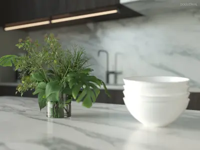 LIGHT KITCHEN DESIGN Free 3D model