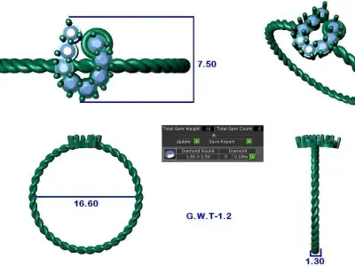 Ring - 39 3D print model
