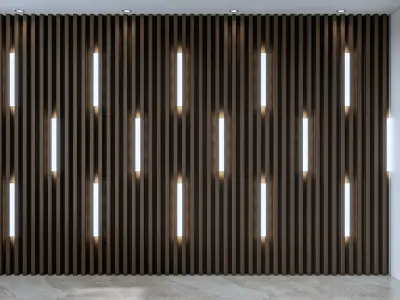 Decorative Wall Panel 3D wall panel 3d panel Free 3D model