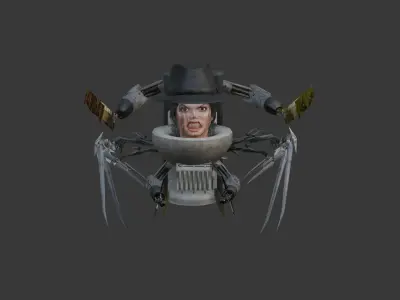 skibidi sword 3D model