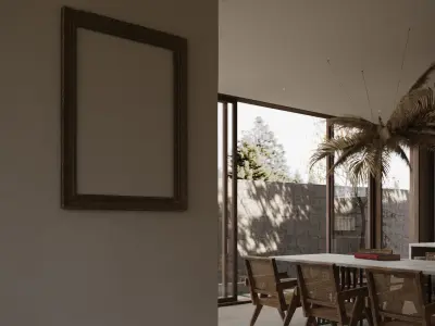      villa interior scenes 3D model