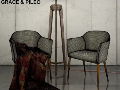 Porada Grace and Porada Pileo 3D model