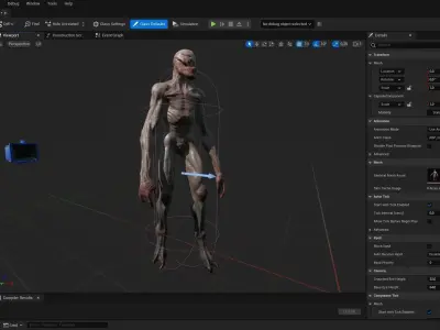 Alien M Low-poly 3D model