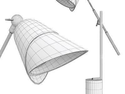 Castro Savoye Table Lamp Low-poly 3D model