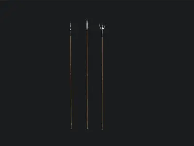 MedievalPropsVol-01 wooden plank Low-poly 3D model