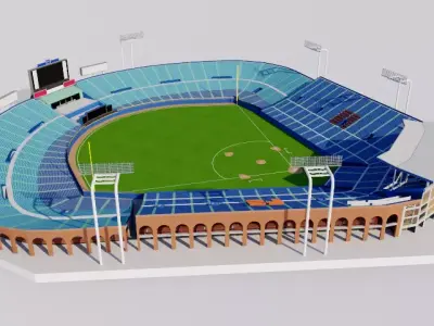 Meiji Jingu Stadium - Tokyo Japan 3D model