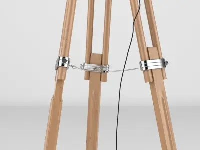 Studio Tripod Lamp 3D model