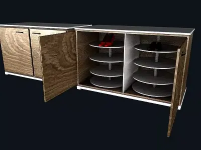 Shoes cabinet 4 3D model