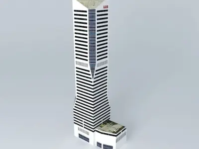 Central Plaza One Free 3D model