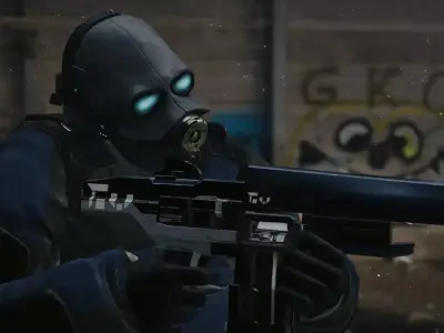 HLA Combine Soldier 3D model