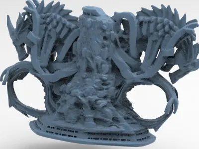 Leviathan dragon Coils  3D model