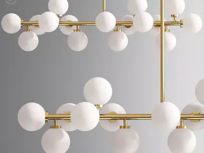 Contemporary Led Pendant Light 3D model