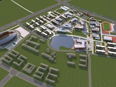 School 3 3D model