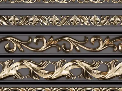 Trim Ornament 02 3D model