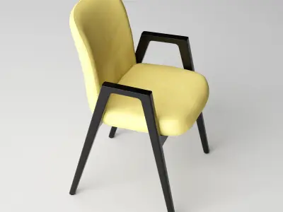 Dining Chair - High Quality Furniture 02 3D model