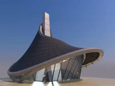 0201 - Twisted House 3D model