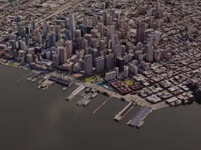 San Francisco City 3d model  3D model