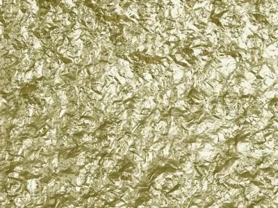 Golden Hammered Foil PBR Seamless Texture