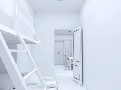 Hostel Apartment 3D model