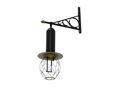 Krizik arc street lamp 3D model