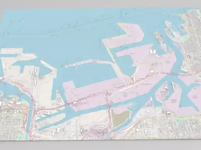 Los Angeles Port 3D model