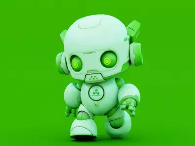 ROBO G-7 Rigged for Unreal Engine - Unity - MIXAMO 3D model