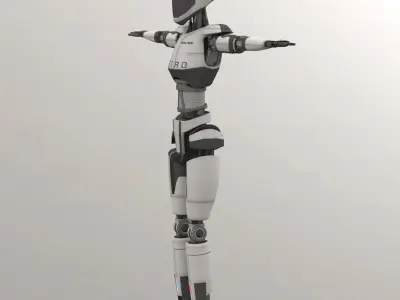 Police Bot 3D model