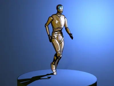 For Anime in Blender - Metal Shader 3D model