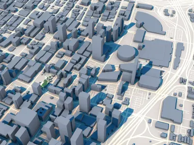 Los Angeles City United States 3D model