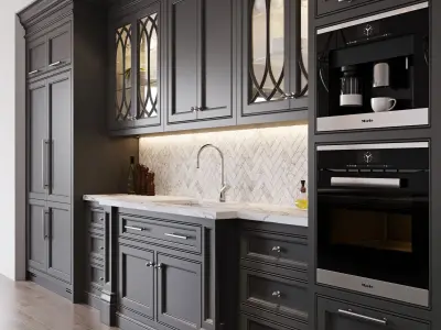 Classic kitchen 2 3D model