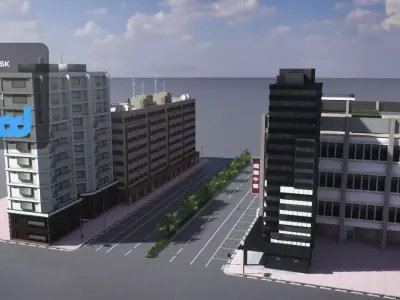 TW Street 002 3D model