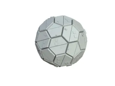 Sci Fi Object No 2178 Low Poly Low-poly 3D model