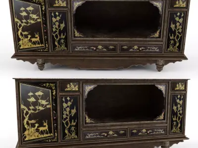 Ancient Worship Cabinets 3D model