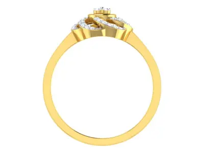 Women Ring  Render 3dm STL OBJ FBX Details 3D print model 280