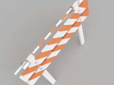 Safety Barrier 3D model