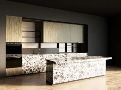 120-Kitchen12 texture 10 3D model