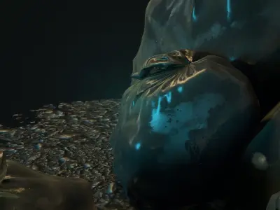 Trash bag 1 pcs game ready  PBR Low-poly 3D model