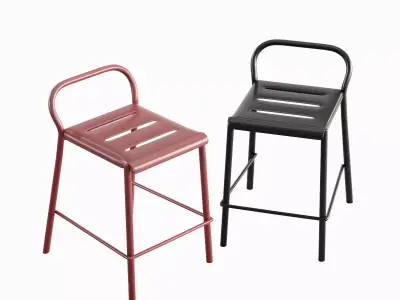 Modern Stool B 03 3D model