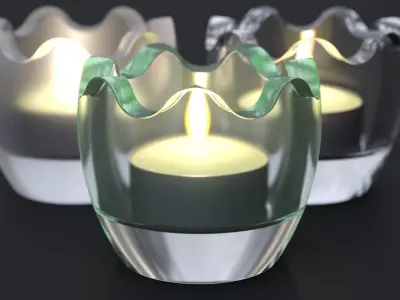 CHRISTMAS CANDELITE HOLDER 2024 3D model