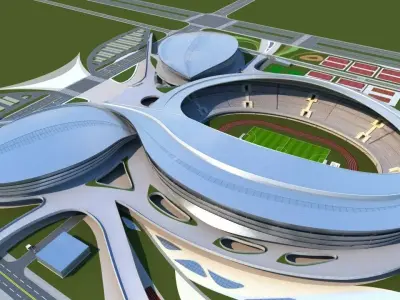 Stadium 4 3D model
