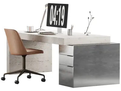 542 office furniture 31 workplace 15 3D model