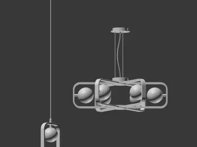 Maytoni Avola Celing Light Set 3D model